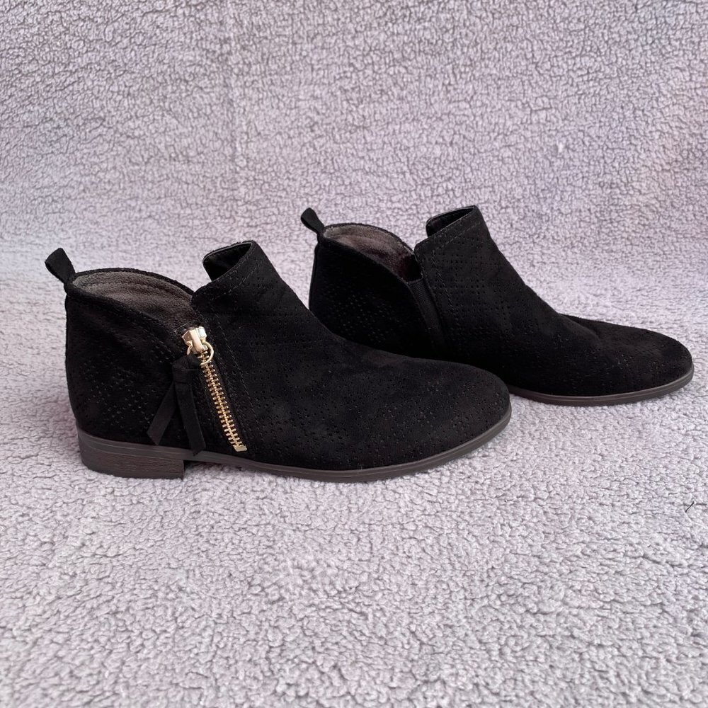 Dr Scholls Be Energized Rate Zip Bootie Black Sz 6.5 M - Picture 7 of 13